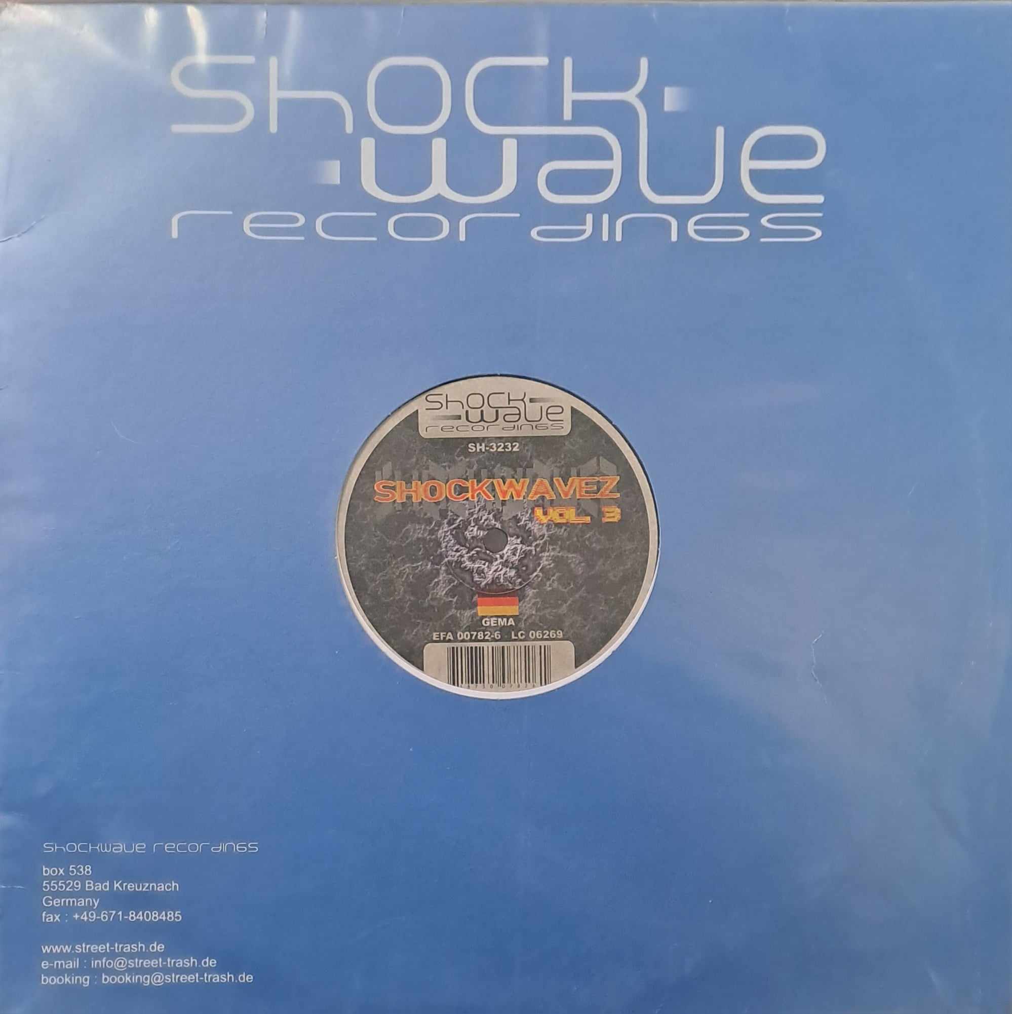 Shockwave Recordings 3232 - vinyle hardcore